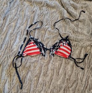 American flag bikini top